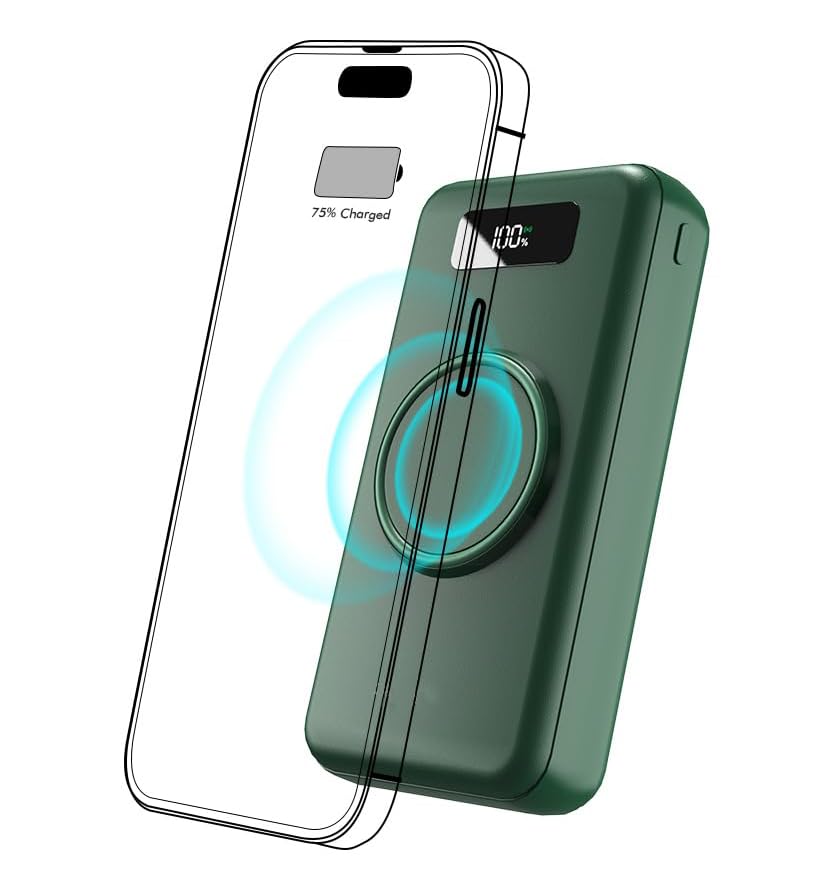 Ricarica wireless e cavi integrati: versatilità con ricarica wireless e cavi incorporati, tra cui USB-C, Micro USB e USB, compatibile con una varietà di dispositivi