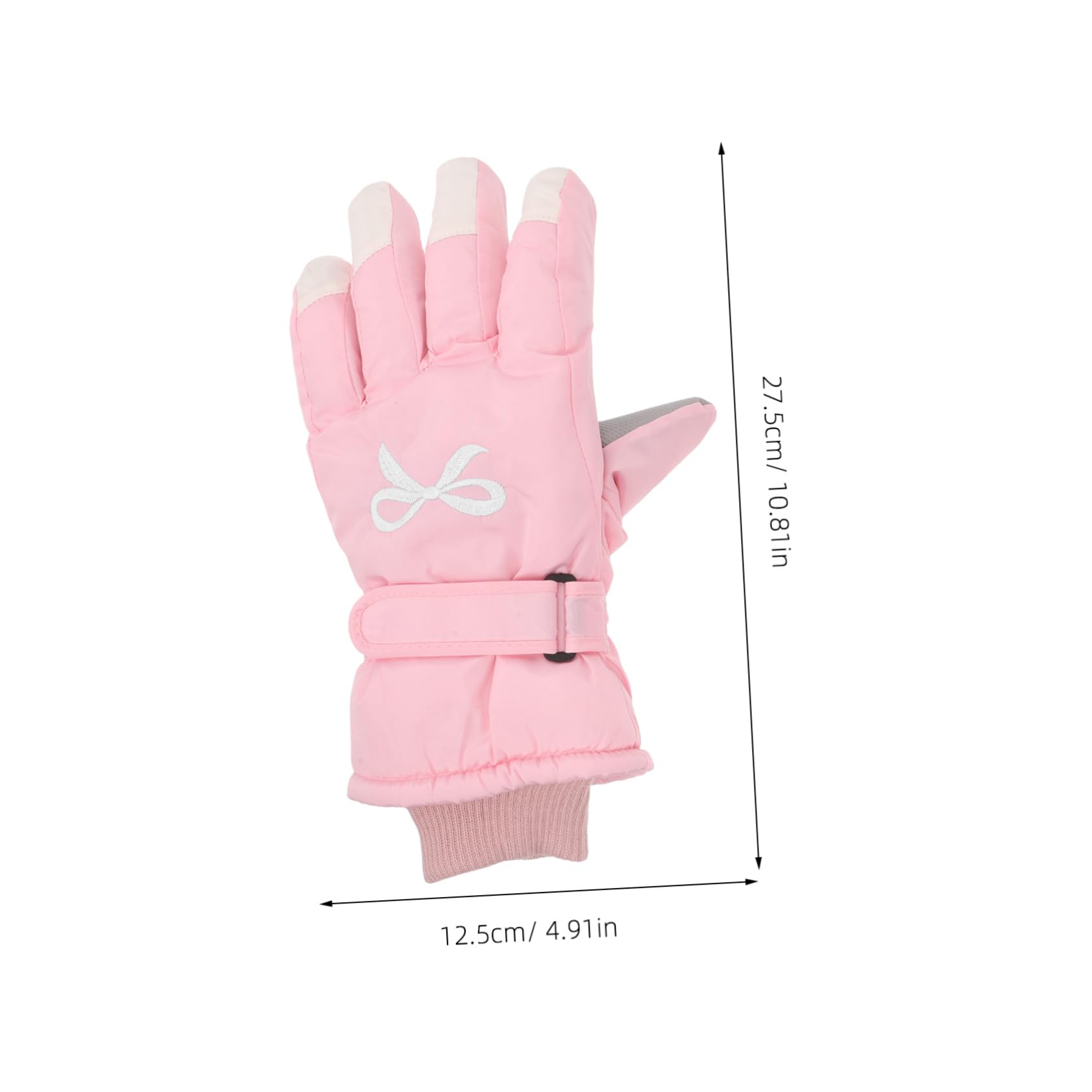 Unomor Men's/Women's Winter Riding Gloves Thermal Snowboard Gloves Waterproof Windproof Non-Slip for Cold Climate