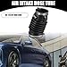 Partuto Air Cleaner Intake Hose Tube with Clamps 17228-RDA-A00 - Car Engine Filter Air Intake Duct Hose Tube - for Acura TL 2007-2008 Rubber Black - 1Pc