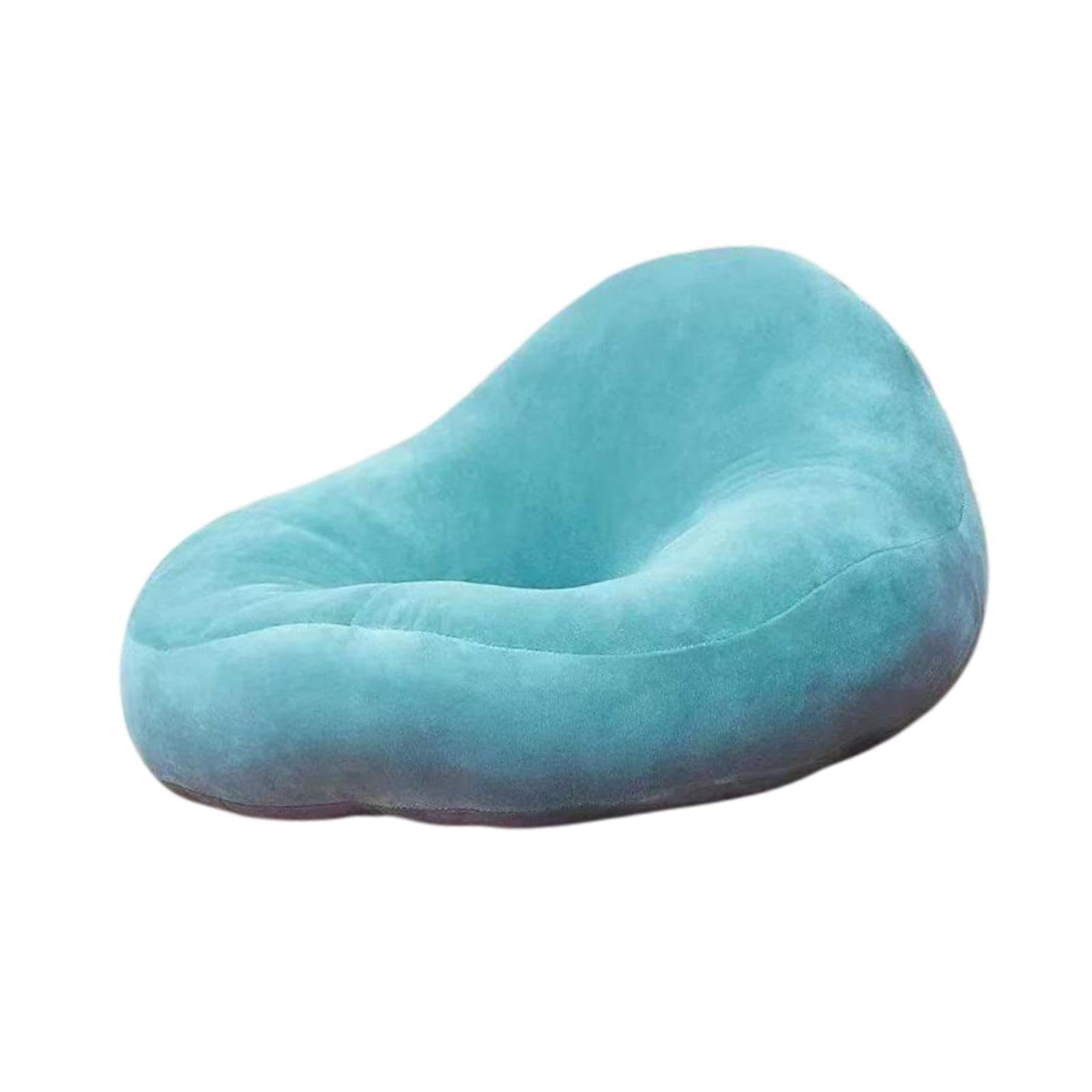 Milageto Donut Sitting Pillow Tailbone Pillow Large Support Doughnut Ring,Sitting,Seat Cushion,Chair Pad for Home Truck Wheelchairs Men, Blue