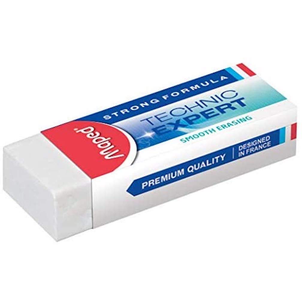 Maped 105849 Technic Expert Vinyl Eraser, Pack of 2 Erasers