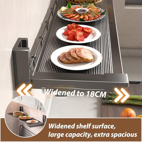 Almacenamiento de condimentos en estante de cocina de pared sin agujeros para pisos de alquiler 4