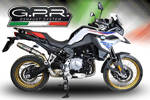 GPR Italia 1 GPR Exhaust Systems kompatibel mit BMW.94.DE kompatibel mit BMW F 850 GS Adventure 2018/19 Auspuffanlage zugelassen mit DEEPTONE Edelstahl