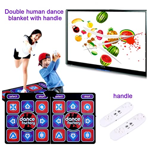 Antislip duurzame slijtvaste dansmat dansmat, USB Dansende mat for Pc Videogame (Size : Double version) - Afbeelding 3