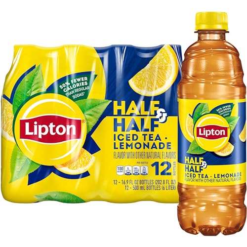 Image of Lipton Iced Tea and Lemonade, 16.9 Fl Oz Bottles (Pack of 12)