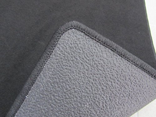 Bürostuhlunterlage, Bodenschutzmatte, Büromatte extrem hochwertig! Velour schwarz. 100x140cm