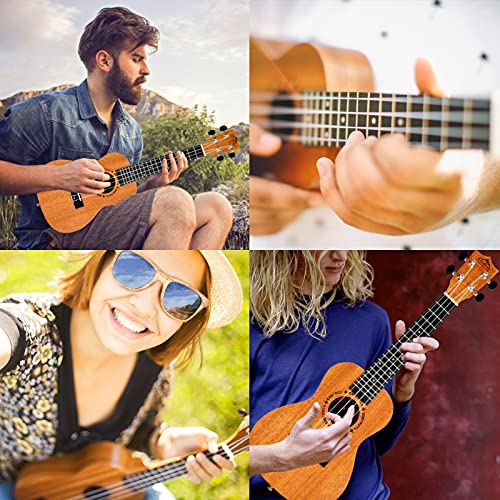Eastrock Concert Ukulélé pour Débutants Adulte Enfant, 23 » Hawaïen Yukulele D’Acajou, Concert Ukulele avec housse… - Les Beatles, Paul McCartney, John Lennon, RIngo Starr, George Harrison Eastrock Concert Ukulélé pour Débutants Adulte Enfant, 23'' Hawaïen Yukulele D’Acajou, Concert Ukulele avec housse… – Image 8
