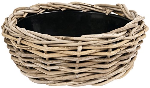 Ivyline wdblpgry32 Dry Pot Geflecht Schale Pflanzgefäß 14 cm - Grau Cover