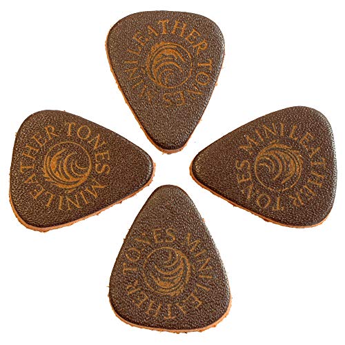 Cuir Tones Mini Leam-mt-4 médiators mixtes, Lot de 4 pièces - Les Beatles, Paul McCartney, John Lennon, RIngo Starr, George Harrison Cuir Tones Mini Leam-mt-4 médiators mixtes, Lot de 4 pièces – Image 6