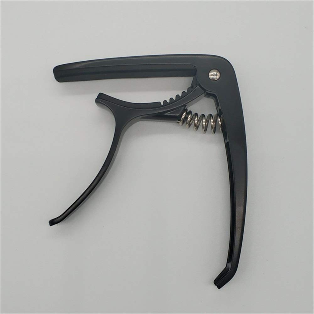 BATLAM Capotasto per Chitarra Accessori per Chitarra Capotasto per Chitarra per Chitarre Folk ed elettriche per Una Facile trasposizione (Color : Black, Size : One Size) (Black One Size)