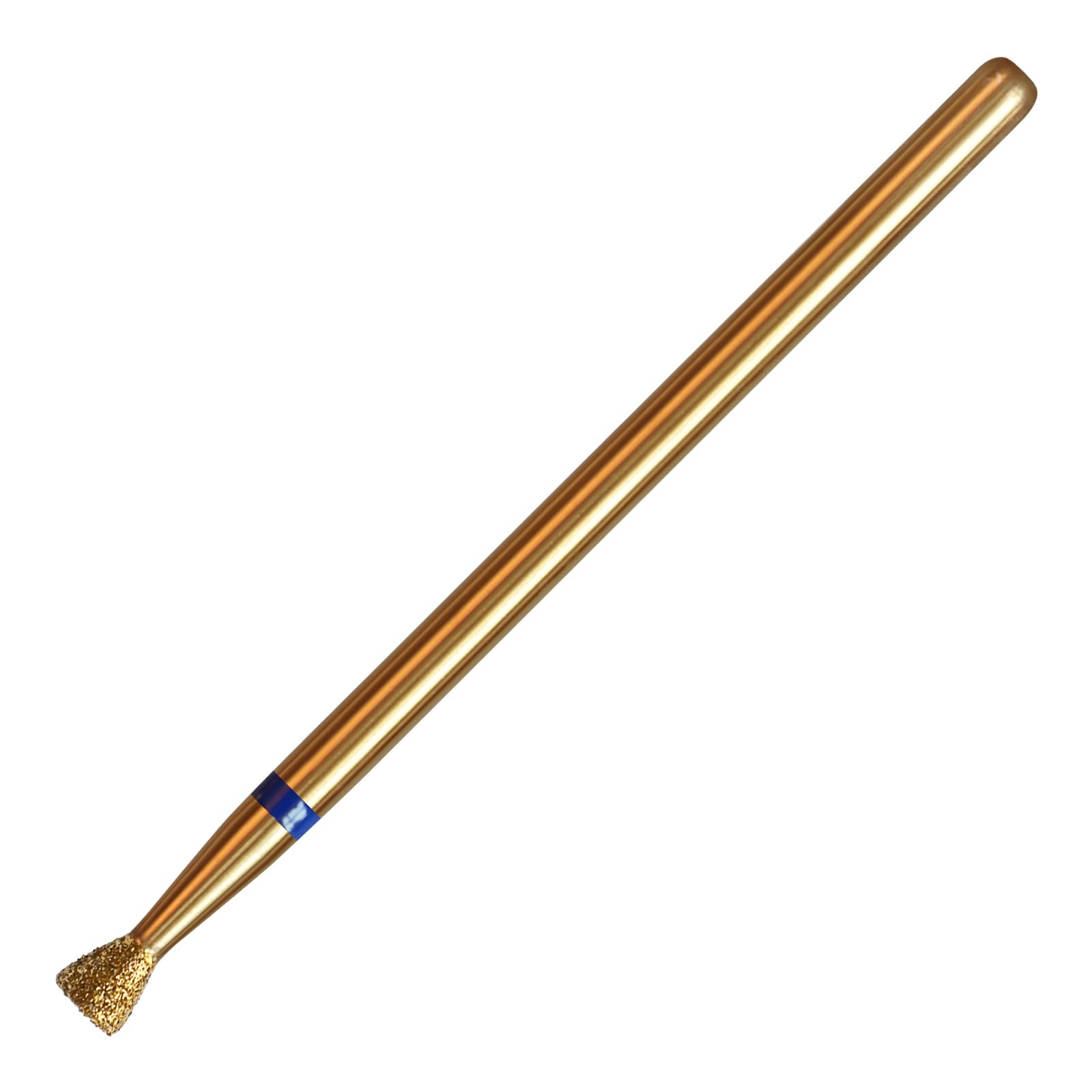 Punta da trapano per unghie a cono invertito da 3 mm, serie in titanio, punte diamantate russe professionali di sicurezza sotto le unghie, per cuticole e pelle morta, accessori per unghie