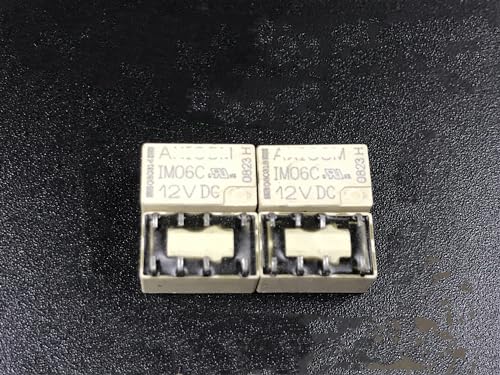 Relais IM06C-12VDC et IM06 12VDC à 8 broches pour circuits imprimés - Lot de 10 pièces