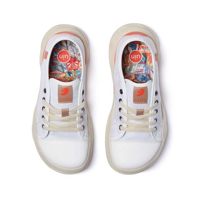 UIN Women's Skateboard Shoes Fashion Sneakers Walking Art Travel Shoes Segovia2