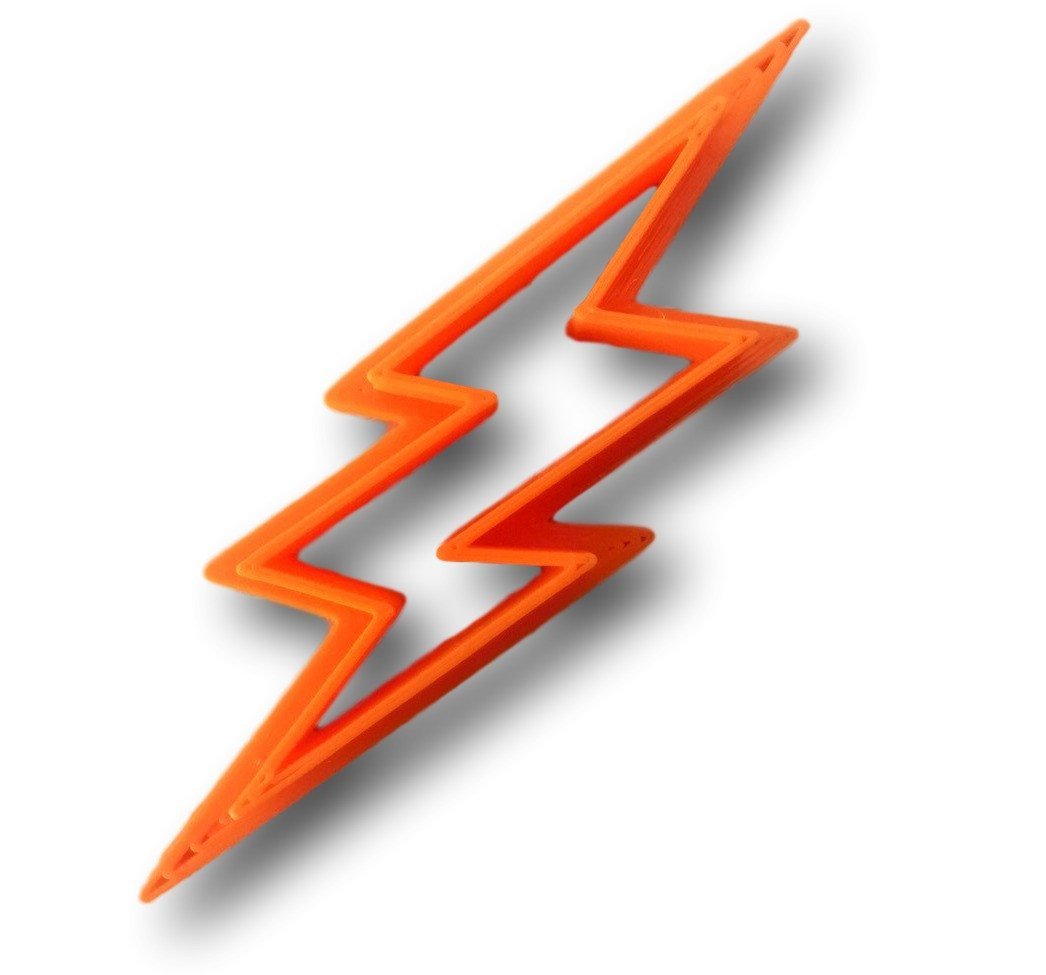 Lightning Bolt Cookie Cutter (5.08 cm)