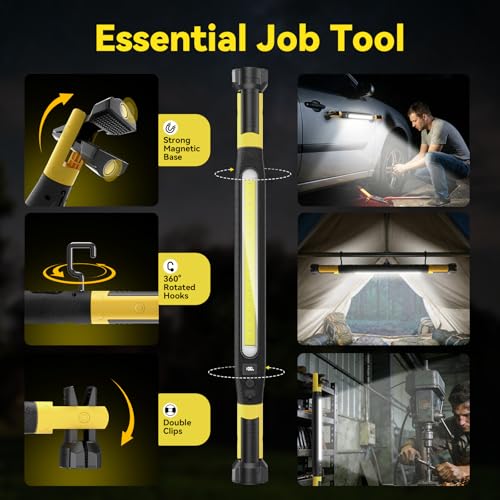 AlpsWolf Magnetic Rechargeable Work Light - 3000LM LED Light Bar - image 5