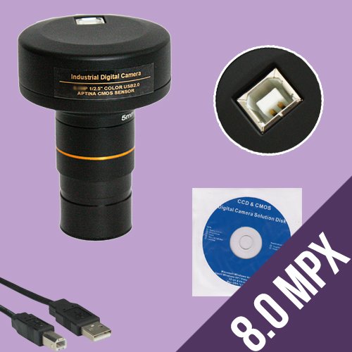 Caméra microscope USB 8.0 MP MC8 pour observation numérique sur PC - 3