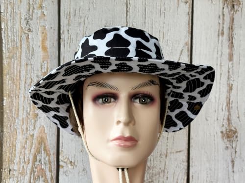 Image of Wide Brim Bucket Hat for Women Girl Men Boy
