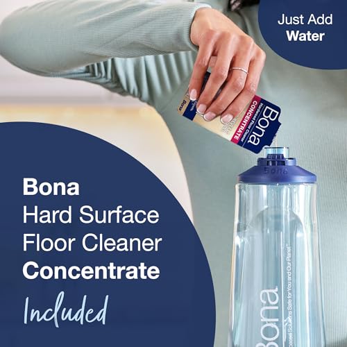 Bona Hardwood Floor Premium Spray Mop - Includes Wood Floor Cleaning Concentrate and Machine Washable Microfiber Cleaning Pad - Dual Zone Cleaning Design for Faster Cleanup by Bona - Used condition - Image 2
