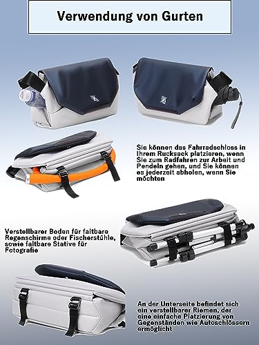 FSD. WG Satchel Messenger Bag for Men Canvas,Business Travel Bag Bookbag Shoulder Bag with Upgraded Feature4