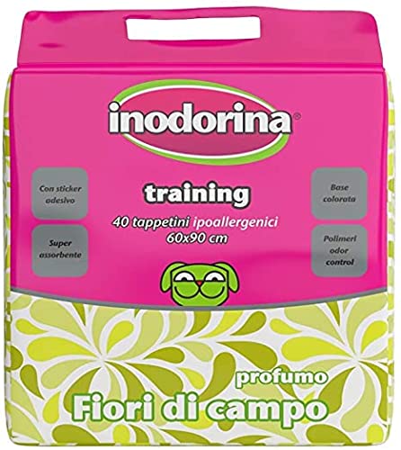 megazoo Tappetini inodorina Training Fiori 2 Confezioni 40pz da 60x90