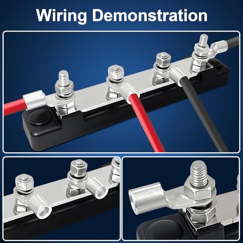 12V 150A Power Distribution Block M6 Ground BusBar 4 Stud Terminal Block by LENKRAD - Used condition - Image 5