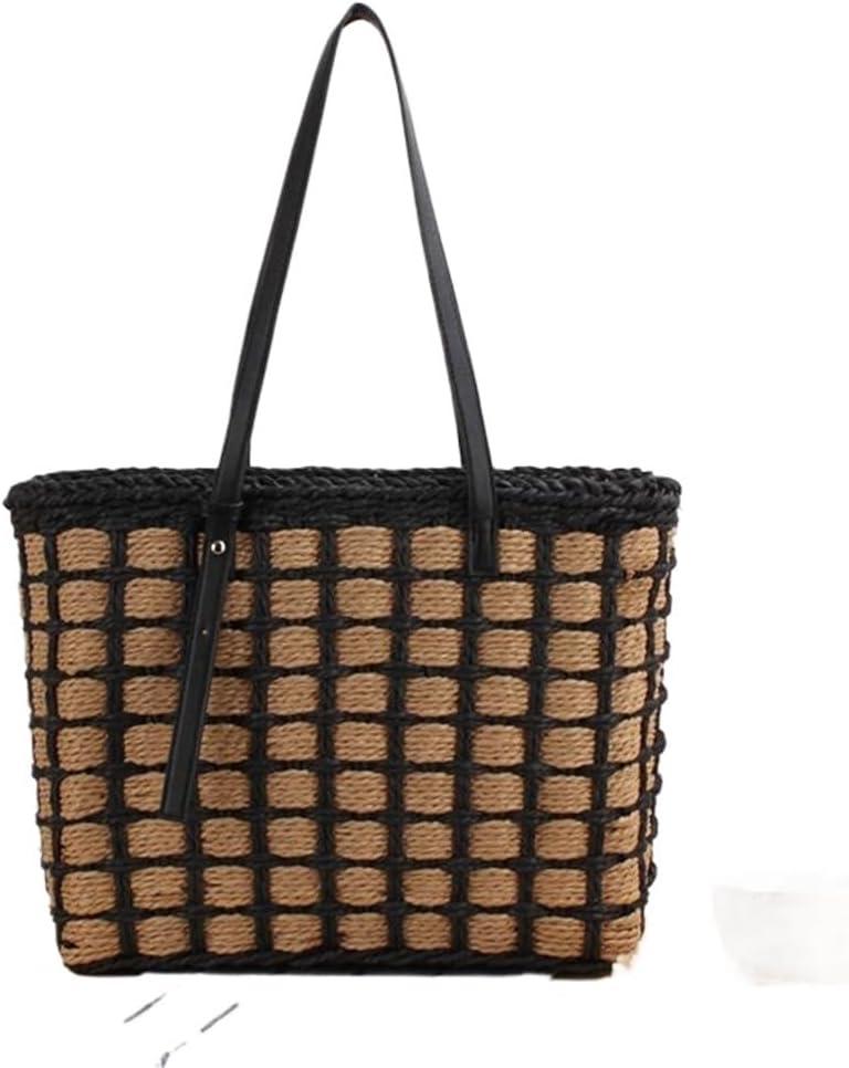 JSEIAJB French Large Capacity Tote Bag Shoulder Armpit Handbag