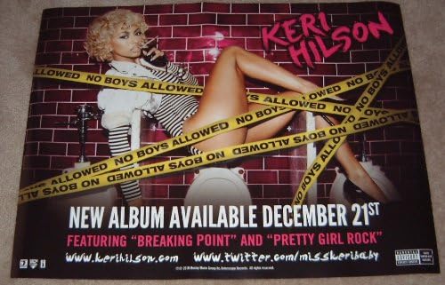 Keri Hilson - No Boys Allowed - 2 Sided Promotional Poster