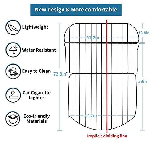 KMZ Camping Luftmatratzen für Zwei Erwachsen SUV aufblasbare Matte leicht wasserfest Automatratze Atmungsaktiv Luftbett Camping Wandern Zelten Reisen Outdoor Aktivitäten - Image 6