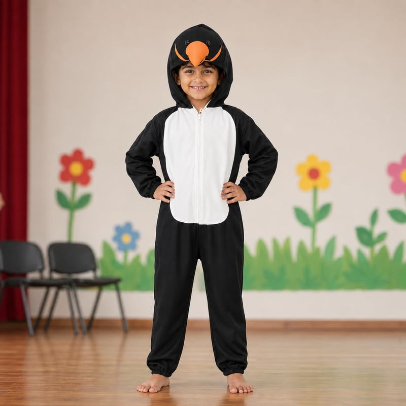 Image of Animal Costume for Kids | Plush Fancy Dress Costume for Boys & Girls |School Fancy Dress, Annual Day, Jungle Theme, Role Play, Halloween & Birthday Party