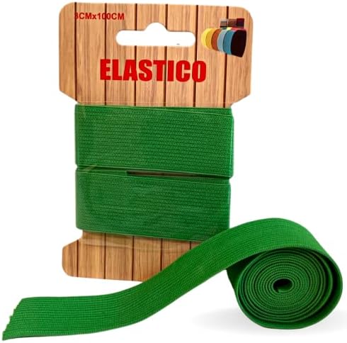 Nastro Elastico Nero Per Cucito - 4 Larghezze (10,20,30,40mm) X 5m