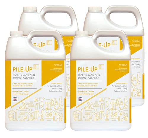 PileUp TLC: Traffic Lane & Bonnet Cleaner 8oz/Gal Super Concentrate Case of 4 Gallons…