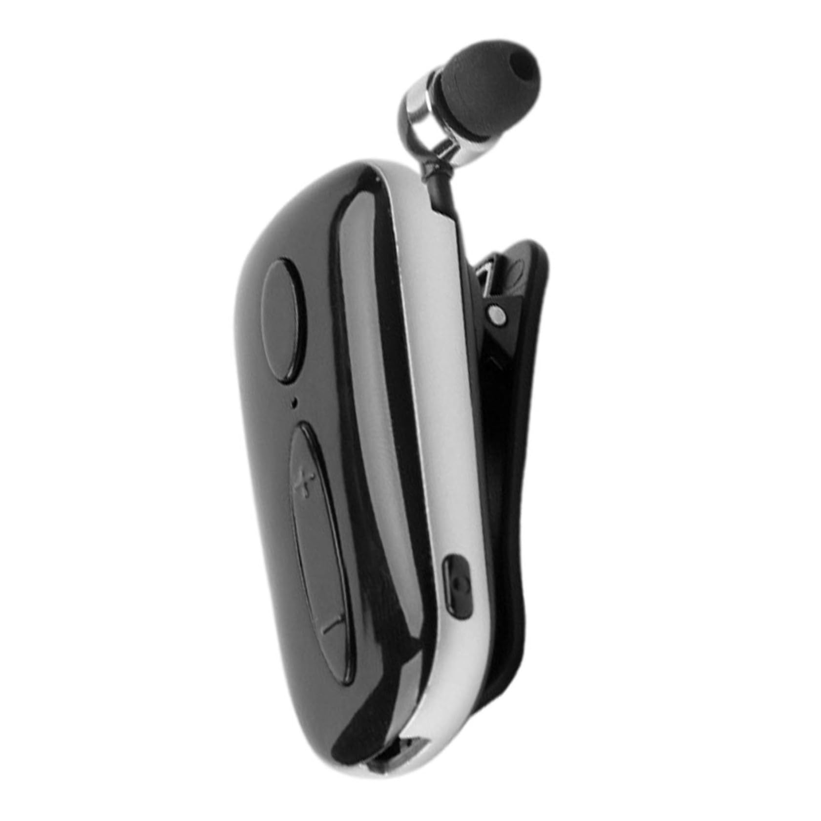 SHINEOFI Cuffie Sportive Wireless Compatte con Clip Retrattile Auricolari Professionali Leggeri per Allenamento Nero