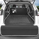 Oasser SUV Cargo Liner for Dogs Large Cargo Liner for SUV Waterproof Trunk Cover for Dogs with Detachable Pocket (Black, XL (55 x 91inch)