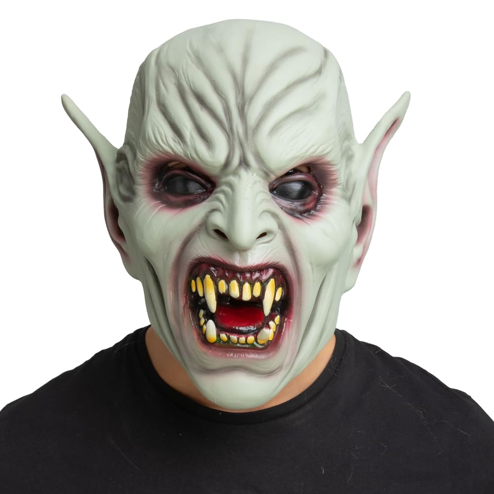 Wicked Costumes Demon Vampire Halloween Latex Mask Fancy Dress Accessory