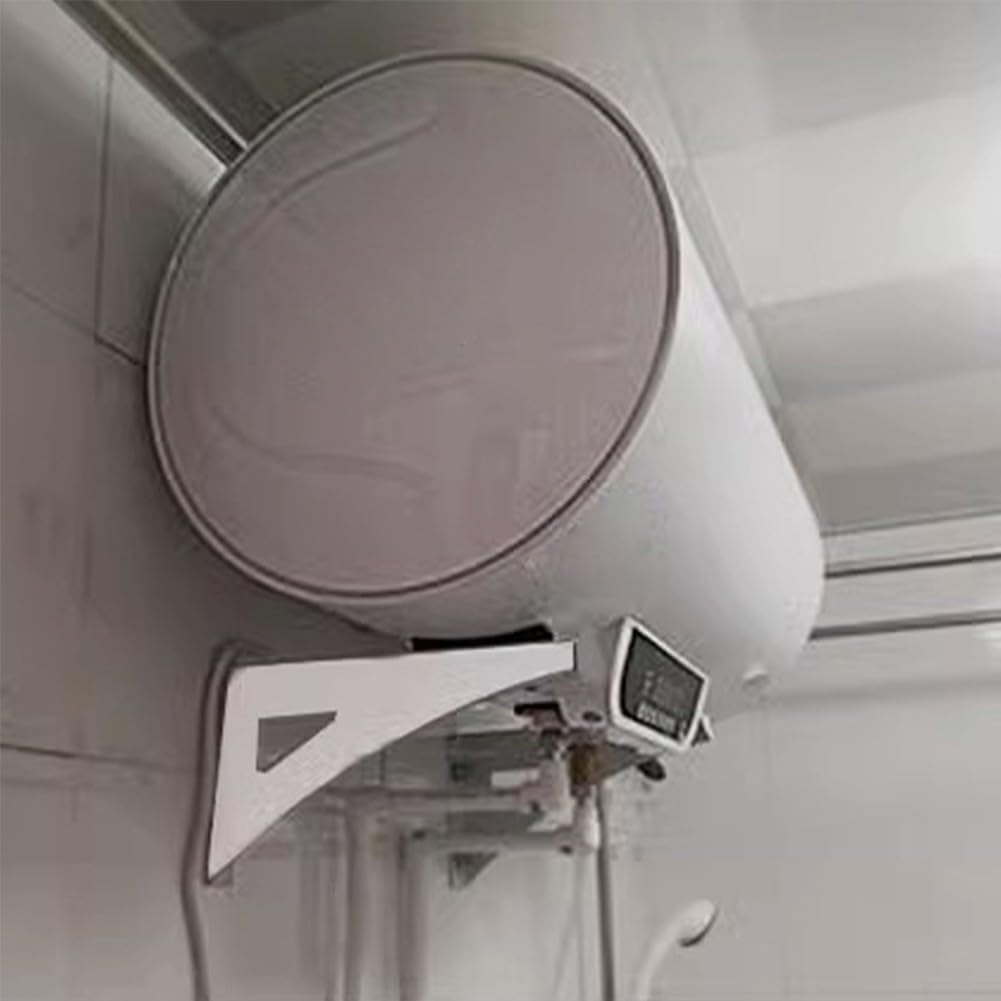 DAZZLEEX Soporte de acero resistente para fregadero, diseño triangular de estabilidad, acabado inoxidable para un montaje seguro en el baño, cocina, lavabo
