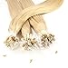 Produktbild hair2heart 25 x 1g Echthaar Microring Loop Extensions, 60cm - glatt - #20 aschblond