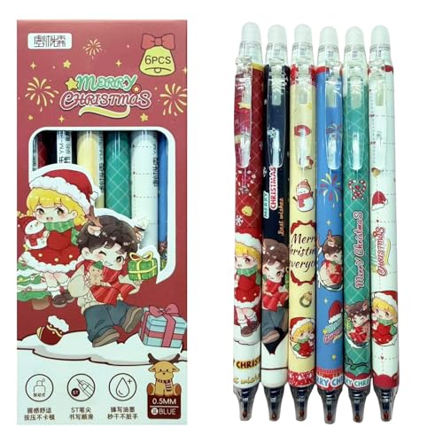 Set de 6 Bolígrafo de Gel Borrable con Tinta Azul miniatura 1