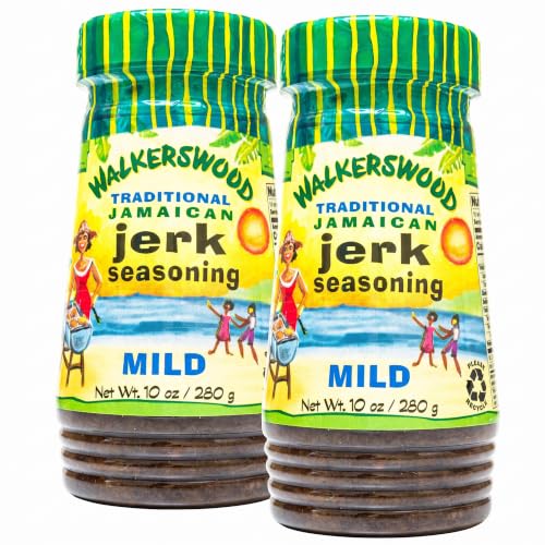 Walkerswood Traditional Jamaican Jerk Seasoning, 10 oz., Mild (Pack of 2)