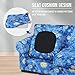 hyha Couch Cover, Floral Pattern, Stretch, Printed, 4 Pieces, Sofa Slipcovers, for 3 Separate Cushion Couch, Washable Furniture Protector for Dogs(Sofa, Starry Sky)