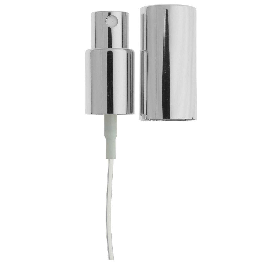 Grand Parfums 60ml, 2 oz, Silver Mist Atomizer Spray Caps 18/415, 288 count