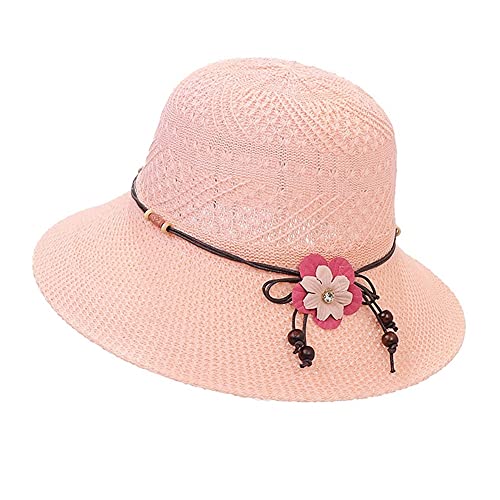 Chapeau de plage pliable et respirant pour femme protégeant efficacement du soleil d'été
