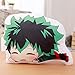 ZHIMATANG My Hero Academia Peluche Anime Cuscino Peluche Cuscino Giocattolo Letto Divano Decorazione Interna Bambola Regali creativi per Gli Amanti dei Cartoni Animati