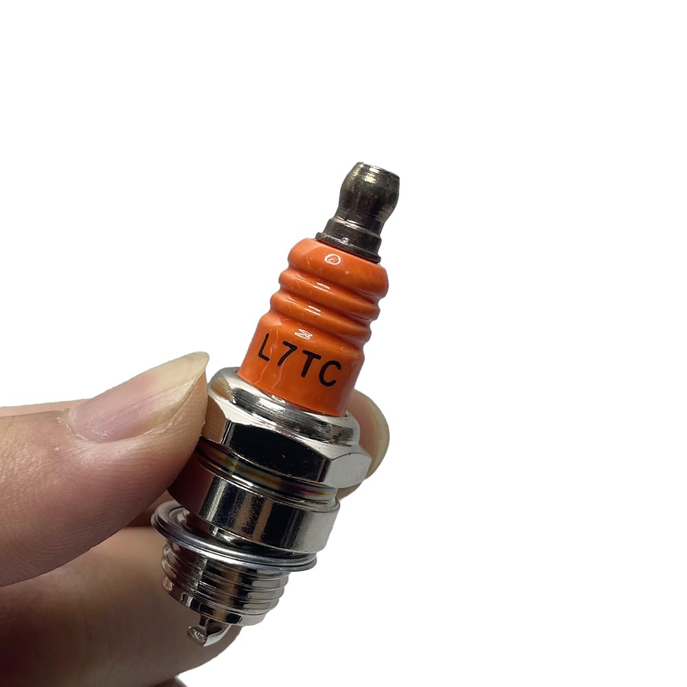 5 bujías L7TC compatibles con motosierras de Dos Tiempos BM6A, BMR6A, WS6E, WS7E, BPMR6A, WS7F, CJ7Y, W20MU, M6, M7 y BPMR6A.