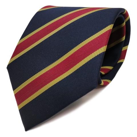 TigerTie tie necktie blue royal dark blue red gold striped Cover