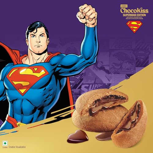 Unibic Choco Kiss Cookies 250 Grams, Filled with Chocolate, Rich & Indulgent Snack Delicious Creamy Flavors, Crunchy and Choco Cream Centred Biscuits Made for Chocoholics