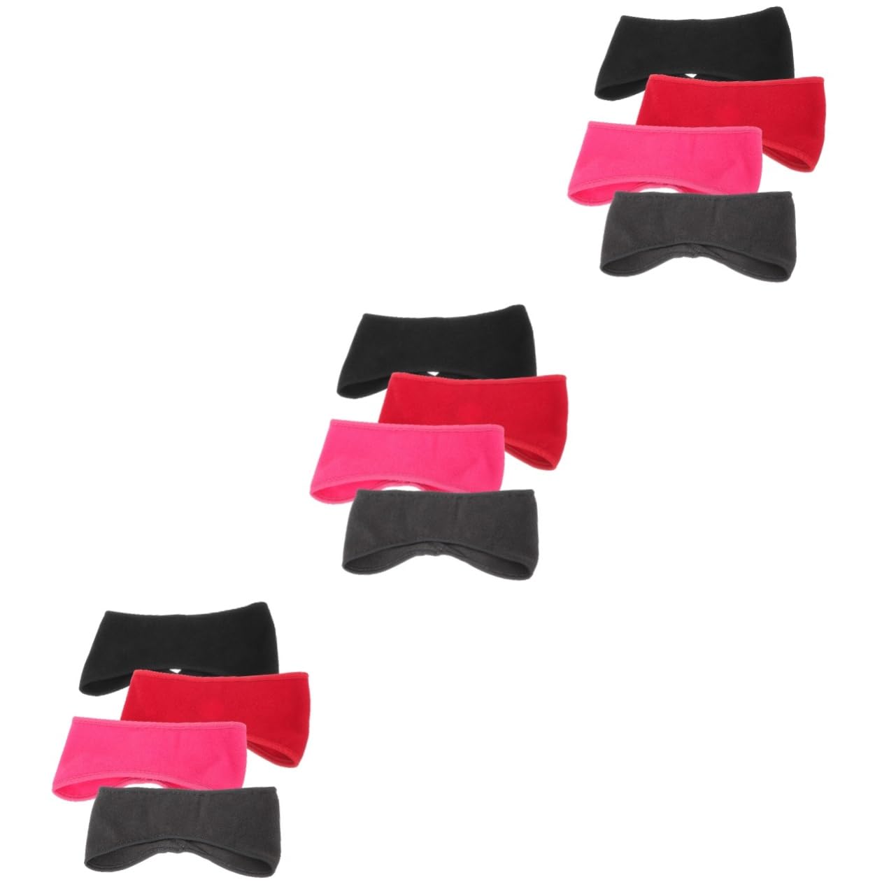 SOIMISS 12piezas Banda para Cabeza Exterior Protección De Oídos Windproof Cálida y Cómoda para Ciclismo y Running para Climas Fríos