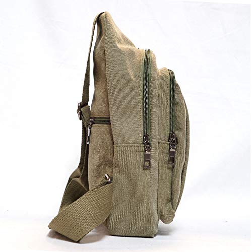Mochila Nupouch Tahoe Day Pack Sling Verde miniatura 2