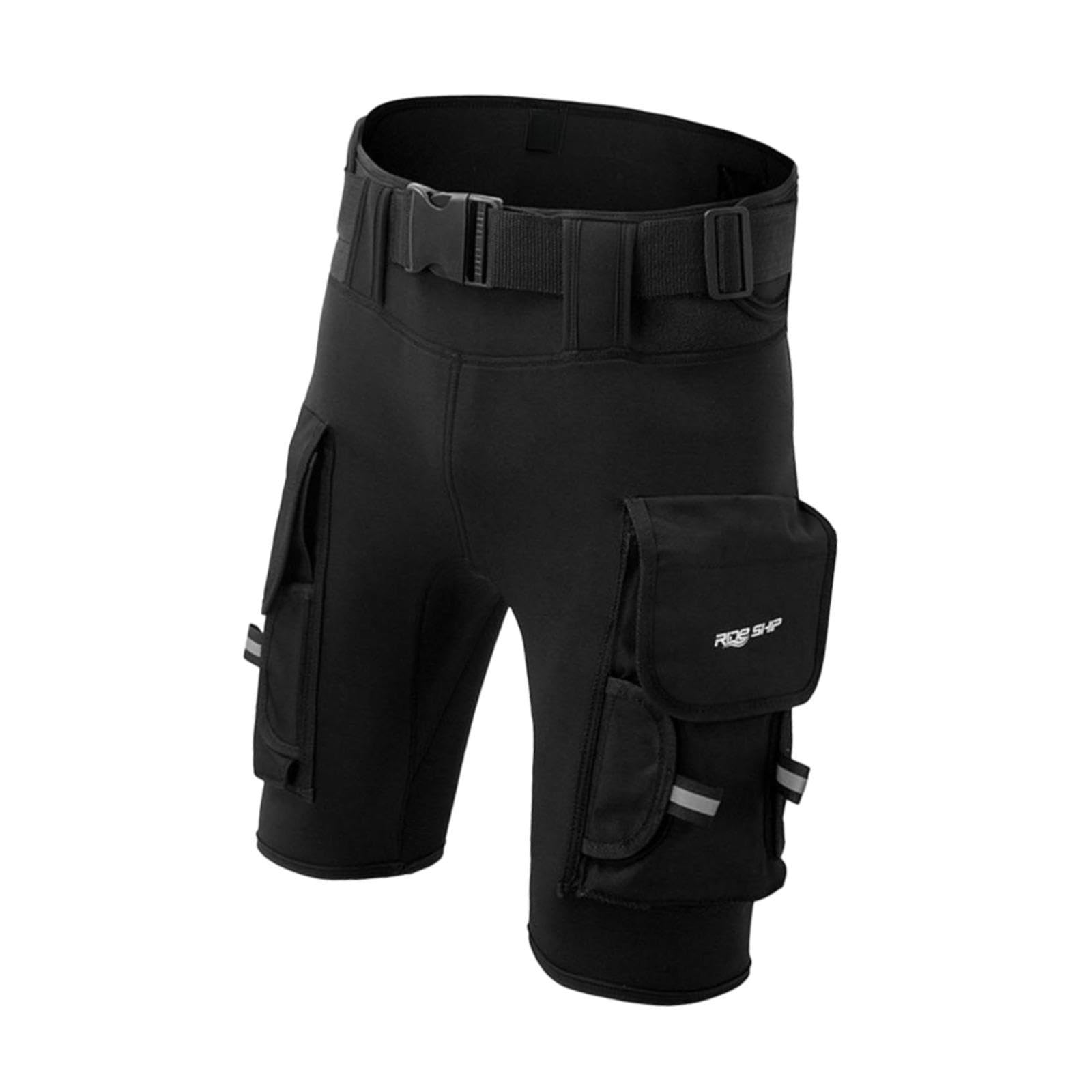 Perfeclan Tauchershorts Neoprenanzug-Shorts Verstellbarer Gürtel Neoprenanzüge Hosen Männer Tauchhosen zum Tauchen Schnorcheln Männer Kanufahren Schwimmen