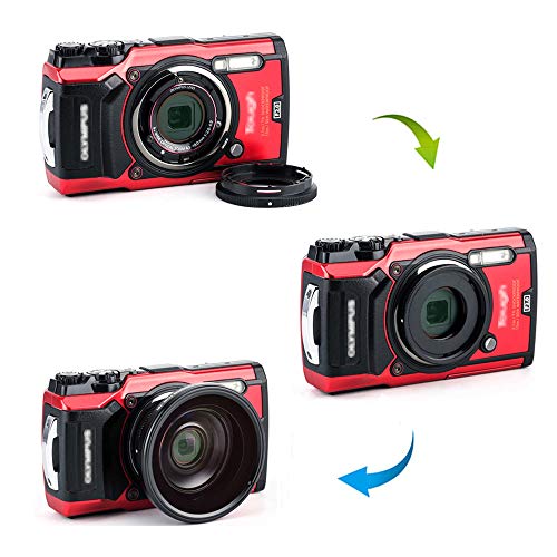 Filter Adapter Jjc Conversion Lens Ring Adapter For Olympus Tough Tg-6 Tg6 Tg-5 Tg5 Tg-4 Tg4 Tg-3 Tg3 Tg-2 Tg2 Tg-1 Tg1 Replaces Olympus Cla-T01 Adapter Ring Mount 40.5Mm Filter #TOP5