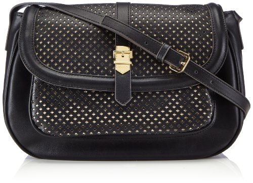 blugirl handbags Crossover Bag 332001/CM3320 Damen Umhängetaschen 32x19x9 cm (B x H x T), Schwarz (Black)